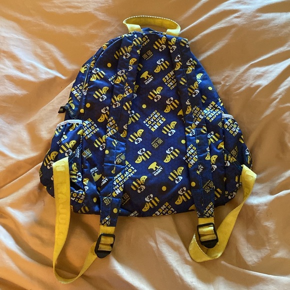 Harajuku Lovers Logo Bee Red Lining Light Weight Lots of Storage Backback main image 11
